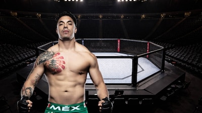 Jawy Méndez se prepara para subir a la arena de artes marciales mixtas por tercera ocasión. (Foto generada con ChatGPT/Cortesía)
