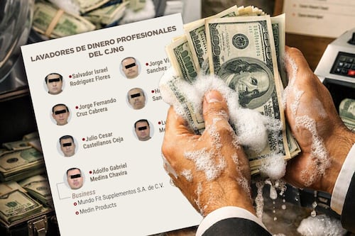 ‘Rechinando’ de limpio para los narcos: ¿Quiénes son los lavadores de dinero profesionales del CJNG?