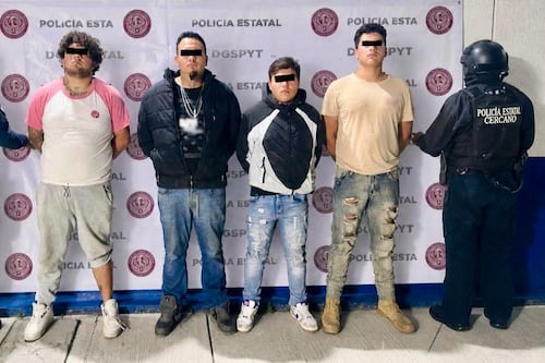 Detienen en el Edomex a 4 presuntos integrantes de la Familia Michoacana
