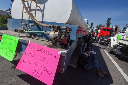 Caos en autopista México-Querétaro: Piperos y transportistas marchan hacia Palacio Nacional