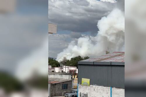 Explota polvorín en Las Sauceras, Tultepec; hay 9 personas heridas