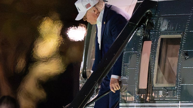 Televisoras boicotean inauguración de helipuerto de Trump