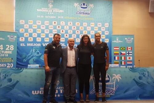 Todo listo para el Beach Volleyball World Tour 3 Stars Chetumal 2018