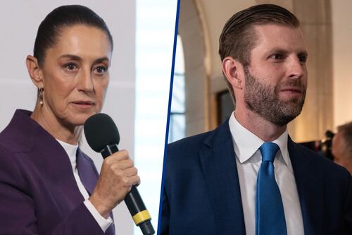 Sheinbaum advierte a Eric Trump sobre ‘aniquilación’ de México: ‘Defenderemos a mexicanos’