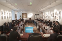Dirigentes sindicales, empresariales y Gobierno logran acuerdo sobre outsourcing y utilidades: AMLO