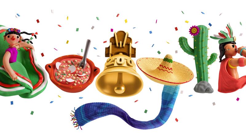 ¡Google da el grito! Pozole, bailable y campanas para celebrar 200 años de la Independencia de México