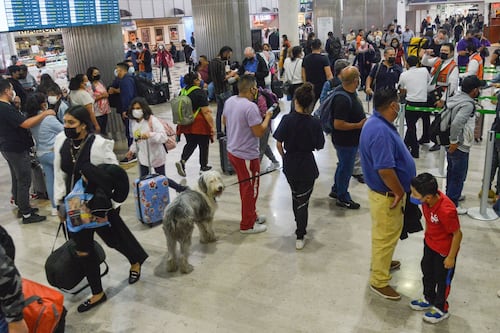 En el 2021, el AICM se quedó sin 14.3 millones de viajeros