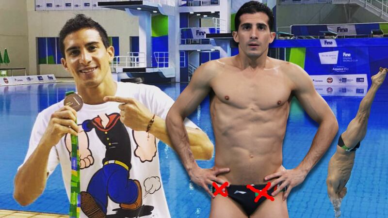 Rommel Pacheco, el exclavadista al que le prohibieron usar la bandera de México y cantó el Himno a capela