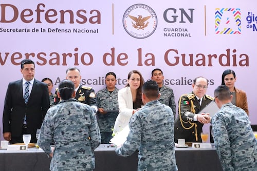 Tere Jiménez fortalece su alianza con la Guardia Nacional por la seguridad de Aguascalientes