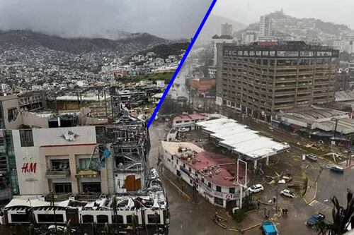 El día después del huracán ‘Otis’ en Acapulco: La Costera quedó llena de destrozos (Fotos y videos)
