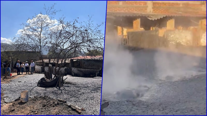 Brota géiser en granja de Michoacán: Geológos de la UNAM investigan hecho