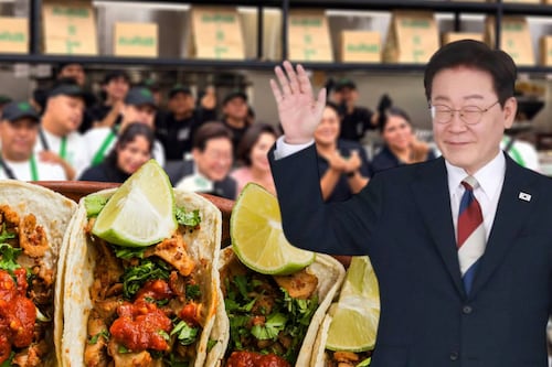 ‘Sí le sabe’: La taquería donde comió el presidente de Corea del Sur antes del concierto de Stray Kids