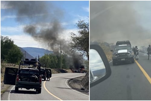 (VIDEOS) Con drones y explosivos, emboscan a policías estatales en El Chique, Zacatecas