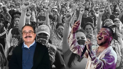 Pedro Sola respondió ante las acusaciones en contra de Nodal hechas por feministas. (Foto: Créditos Cuartoscuro)