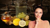 ¿Qué pasa si tomo agua de limón con jengibre y miel?