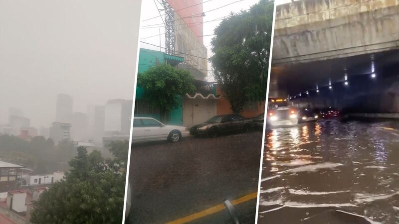 Tláloc se ensaña con la CDMX: lluvias afectan el sur, oriente y poniente de la ciudad