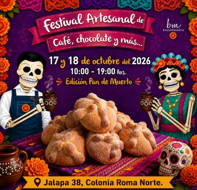 Estos son los detalles del Festival Artesanal de café, chocolate y más. (Foto: Captura)