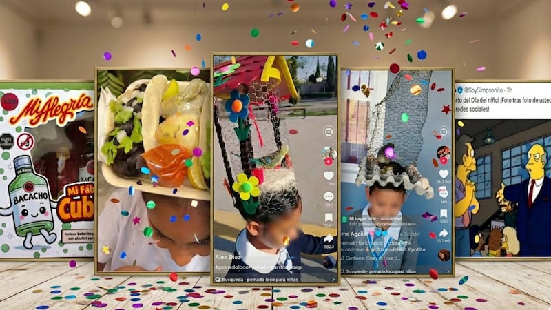 Se colgaron hasta el molcajete y pollitos vivos: Los mejores memes del Día del Niño 2026 y sus peinados locos