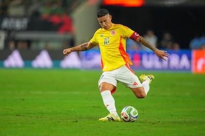James Rodríguez es uno de los referentes de la Selección de Colombia. (Foto: AP)
