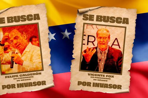 ‘Se busca por invasor’: Esto dicen las fichas contra Vicente Fox y Felipe Calderón en Venezuela