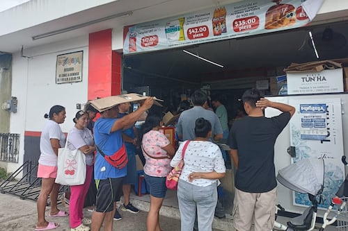 Huracán ‘Milton’ en Yucatán: Tiendas quedan vacías tras compras de pánico