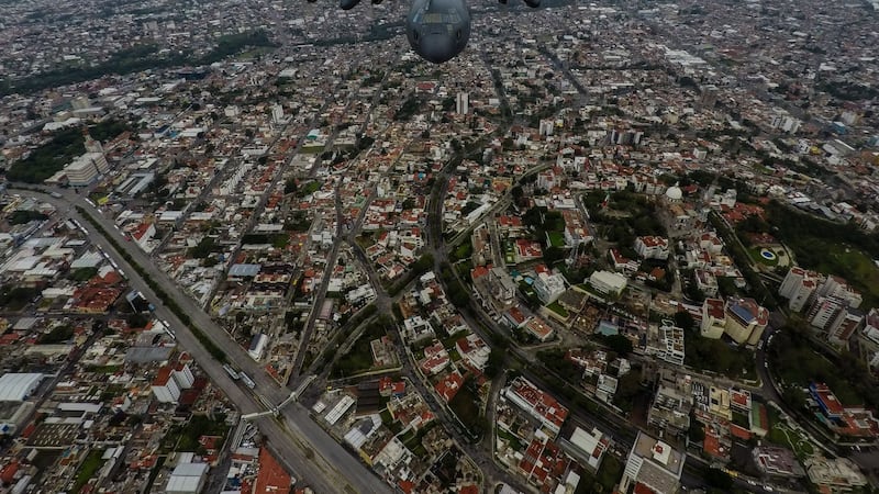 La ruta de vuelo del polémico rediseño aéreo
