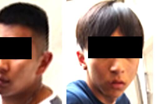 Detienen a 2 presuntos asaltantes de 18 y 20 años de la banda que opera en Av. Constituyentes