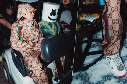 ‘La doble P’ lleva ‘doble G’: Peso Pluma lució atuendo Gucci de más de 90 mil pesos
