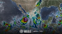 ‘Rachel’ se intensifica a Huracán Categoría 2; prevén lluvias en 4 estados y aumento de oleaje