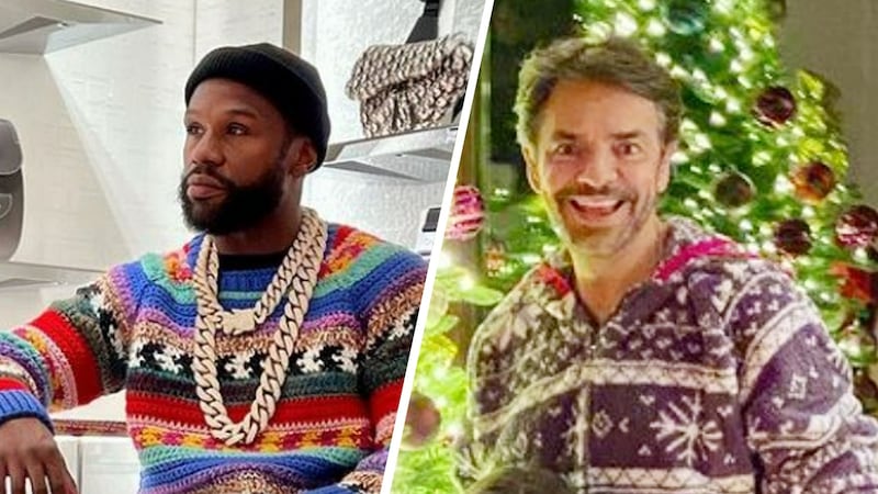 Floyd Mayweather y Eugenio Derbez sacan su lado ‘Grinch’ en Navidad; ‘Parece copy paste’