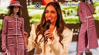 Chanel vs. AliExpress: ¿Cuánto cuesta el conjunto Tweed rojo como el de Alessandra Rojo de la Vega?