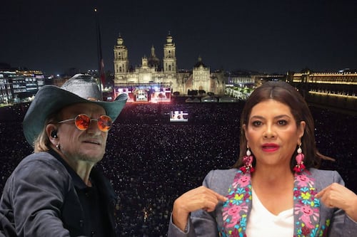 ‘Felices de que vengan’: Clara Brugada invita a U2 a dar un concierto gratis en el Zócalo de la CDMX