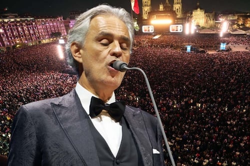 Por ti, volaré… al Zócalo: Andrea Bocelli dará un concierto gratis en CDMX; ¿cuándo será el show?