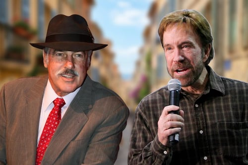 ‘Casi me agarro a golpes con él’: El día que Andrés García conoció a Chuck Norris