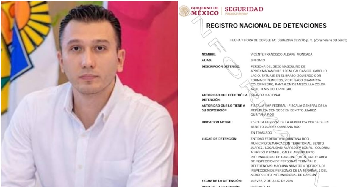 Renuncia Tesorero de Tulum tras detención en aeropuerto de Cancún
