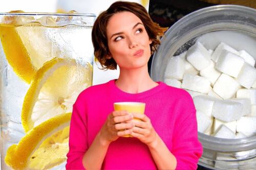 ¿Qué pasa si tomas agua de limón con azúcar?
