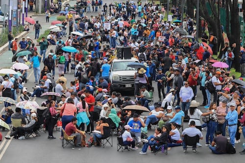 Plantón de la CNTE ‘va pa’ largo’: Gobierno federal no cumple con sus demandas, advierten