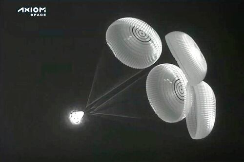 De vuelta a casa: Regresan a la Tierra 3 magnates tras viaje turístico a la Estación Espacial Internacional