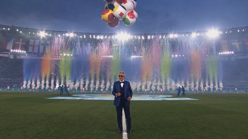 Andrea Bocelli y la increíble ceremonia de apertura de la Eurocopa 2021