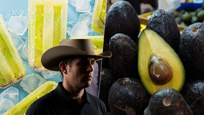 Una de las especialidades de las heladerías de Carlos Bautista Tafolla son las paletas de aguacate. (Foto: IAGemini/Shutterstock/Cuartoscuro)