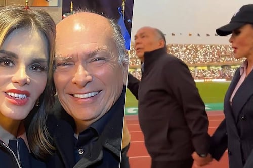 Así ha sido la cercanía de Lucía Méndez y el papá de ‘Checo’: ‘Vamos a seguir caminando juntos’