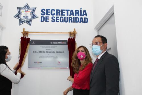 Inauguran biblioteca en el centro penitenciario y de reinserción de Chalco