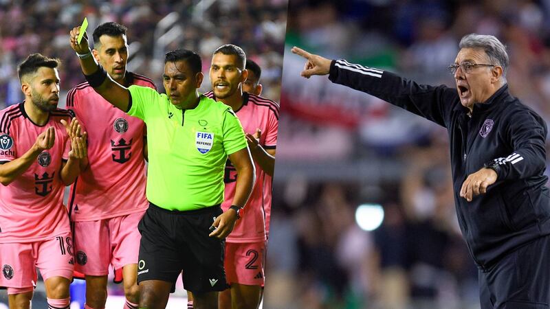 ¿Messi, Martino y Suárez encararon al árbitro tras la derrota de Miami ante Rayados? Esto sabemos