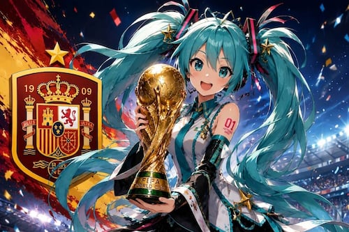 España gana el Mundial y se queda con la ‘custodia’ de Hatsune Miku: Así nació el fenómeno en redes