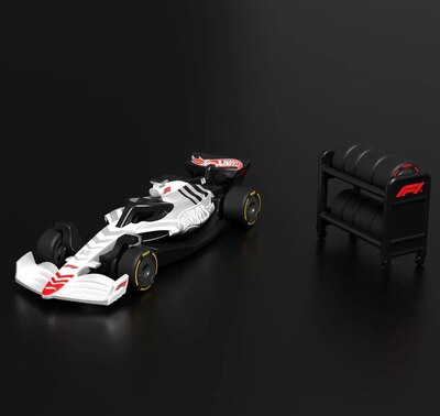 El juguete de la Fórmula 1 de HW tiene llantas intercambiables. (Foto: MAttel creations)