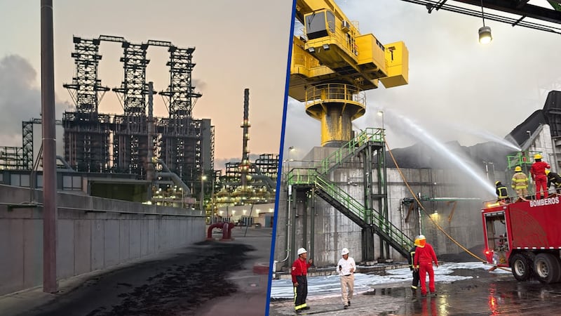 Pemex abre investigación por incendio en refinería de Dos Bocas; descarta riesgo para la población