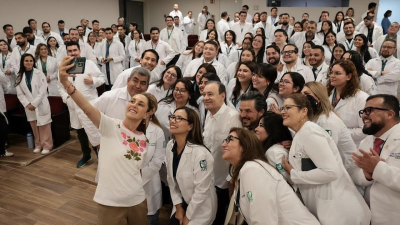Sheinbaum y Durazo inauguran primer Hospital Universitario del IMSS en Sonora