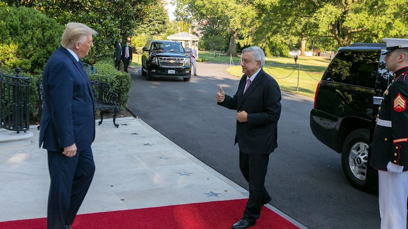 AMLO respalda a Sheinbaum y acusa presión de EU: ‘Por el bien de todos, que regrese el otro Trump’