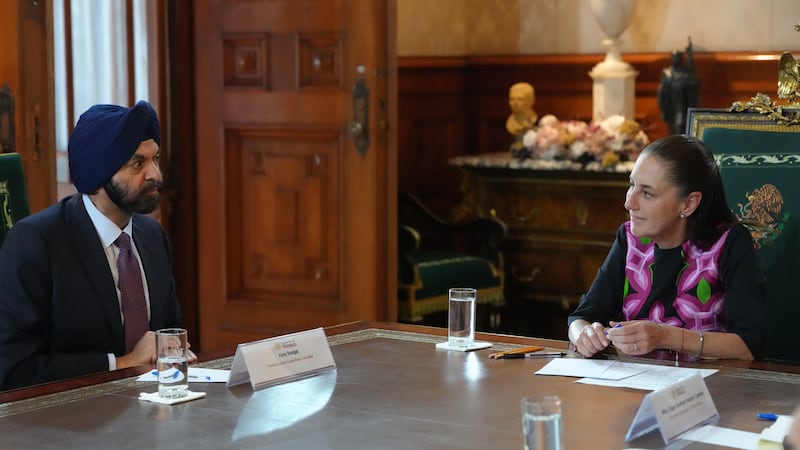 Sheinbaum recibe al presidente del Banco Mundial: Conversaron sobre el Plan México