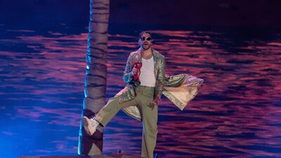 Una imagen de la gira en 2022 del cantante puertoriqueño Bad Bunny, que será el encargado del show de medio tiempo del Super Bowl.